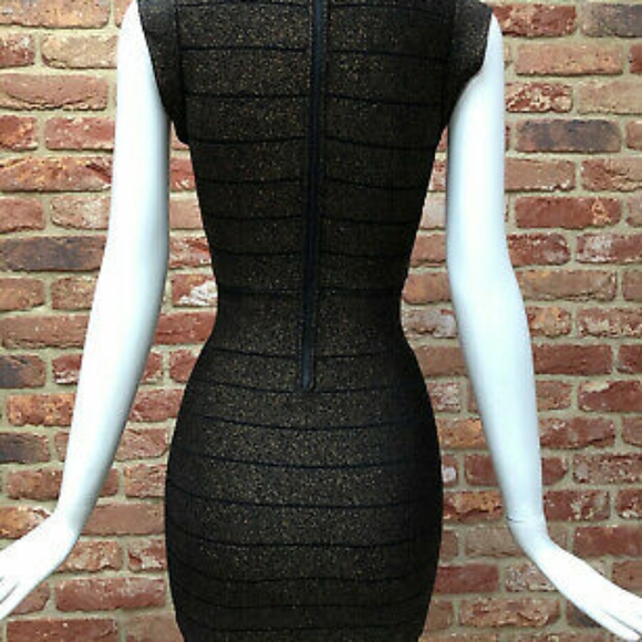 French Connection Shimmer Stretch Bandage Bodycon - Picture 4 of 8